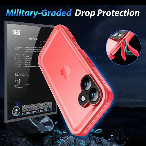Sportlink Waterproof Case iPhone 15 Pro Max Shockproof ScreenProtectorCover NEW - Picture 8 of 9